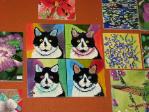 Small glazed ceramic tiles